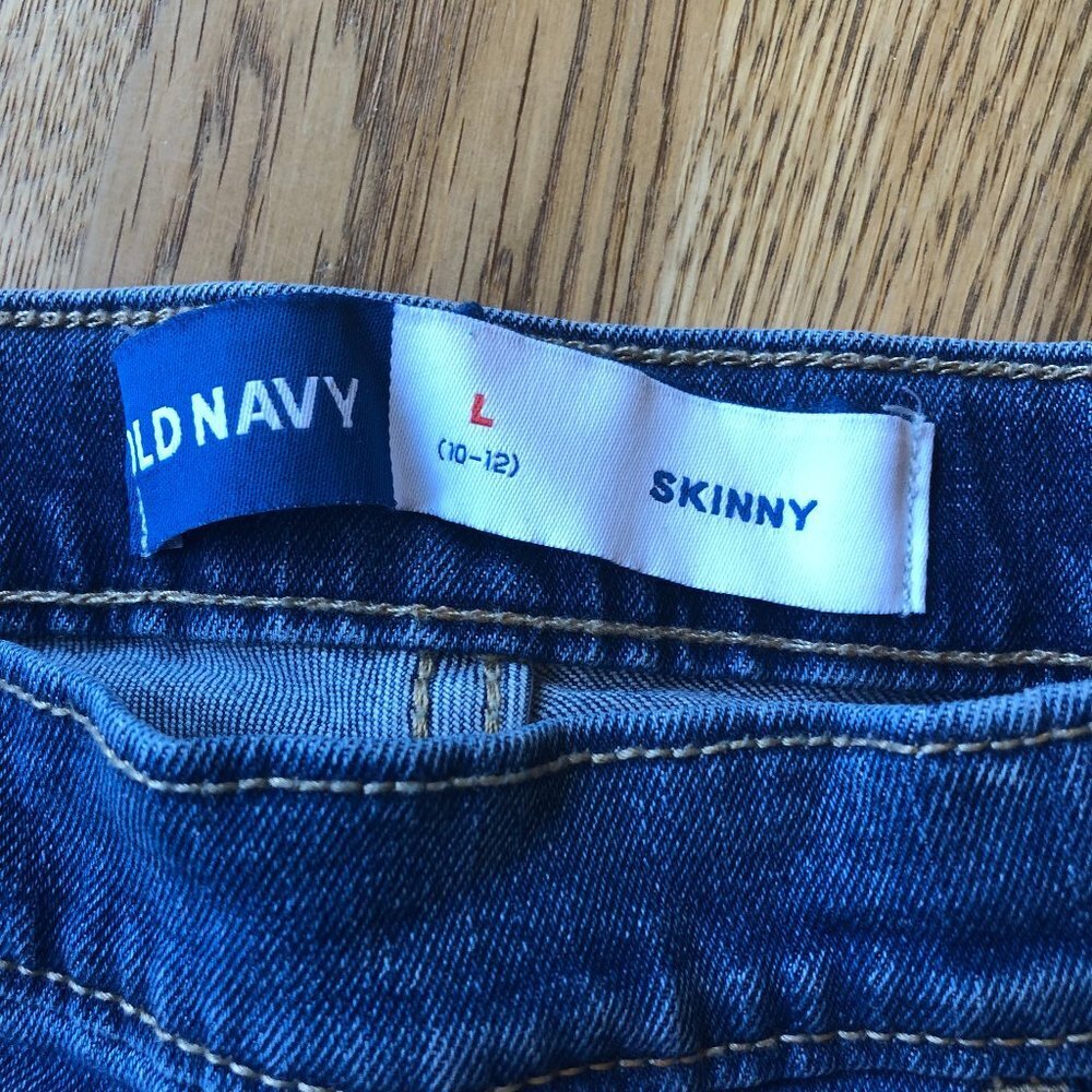 Old Navy Kids Pull On Skinny Jeans Size Large (10-12) - Picture 3 of 11